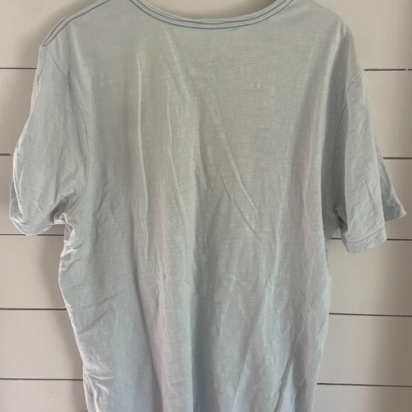 Roark: Well Worn Organic Short Sleeve Tee - Sky Blue - Picture 2 of 4